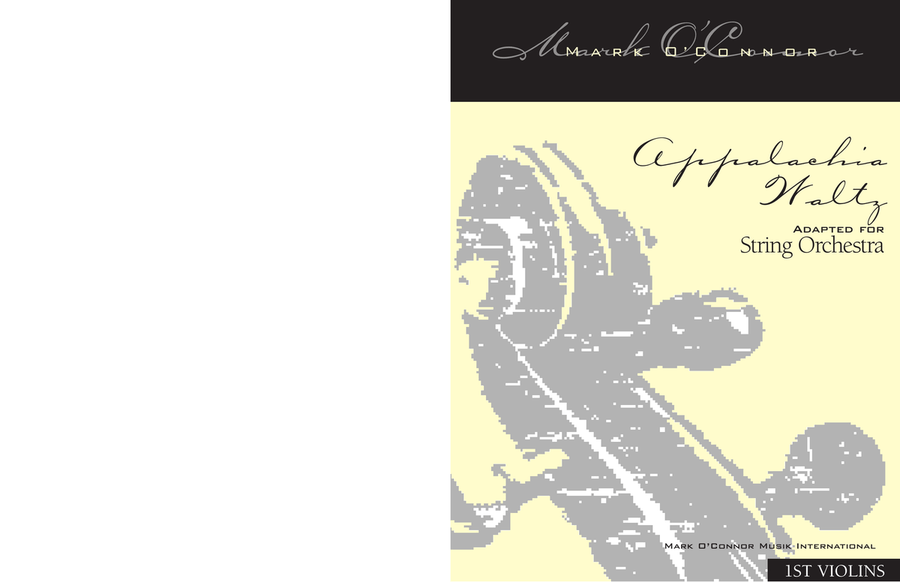 Book cover for Appalachia Waltz (string orchestra parts)