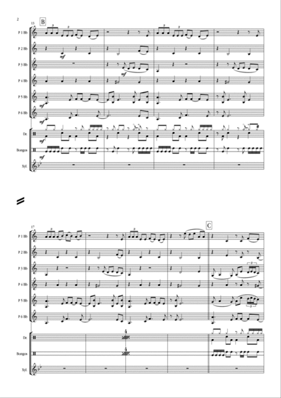 Havana (ft. Young Thug) Concert Band scores gallery preview page 2