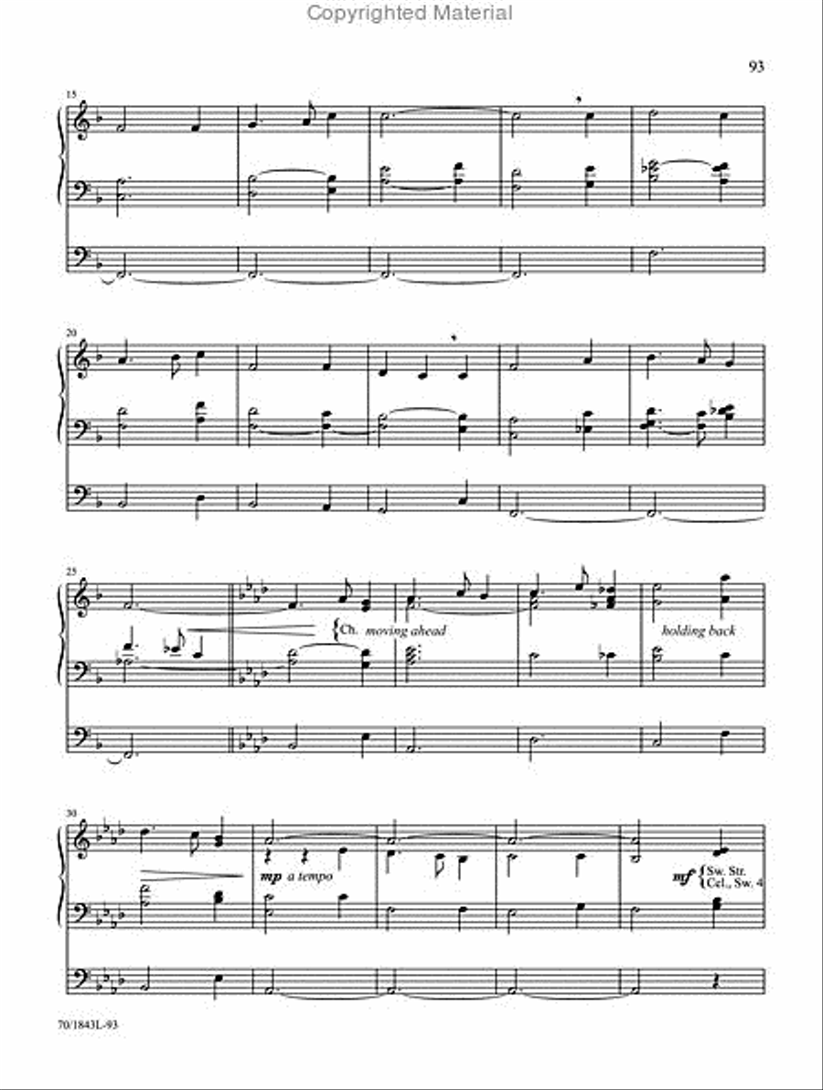 Hymn Tunes A to Z Organ Solo scores gallery preview page 11