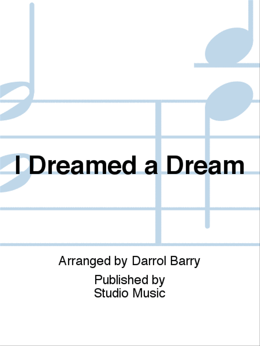 I Dreamed a Dream Brass Band scores gallery preview page 1
