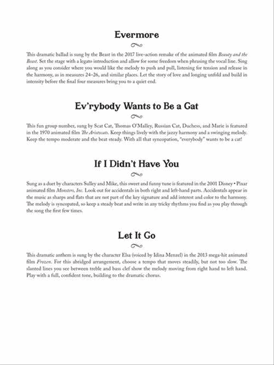 Disney Songs for Kids Easy Piano scores gallery preview page 6