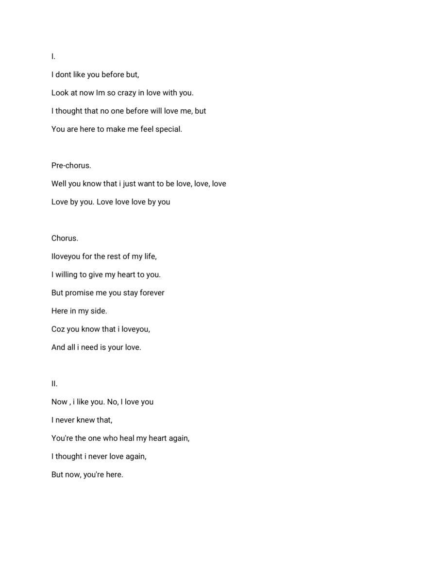 LOVE - Score Only A Cappella scores gallery preview page 1