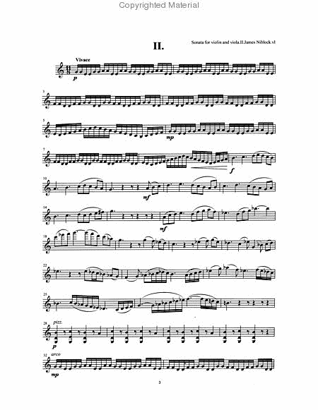 Sonata for violin and viola