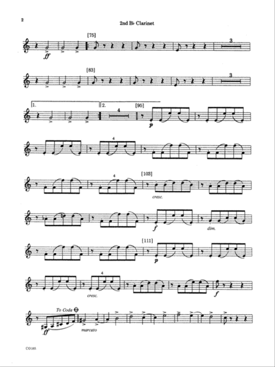 Sleeping Beauty (Waltz from the Ballet): 2nd B-flat Clarinet Full Orchestra scores gallery preview page 2