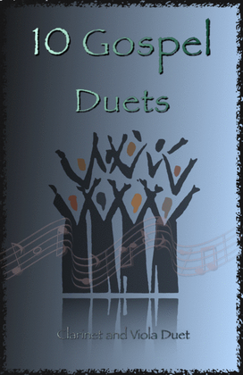Book cover for 10 Gospel Duets for Clarinet and Viola