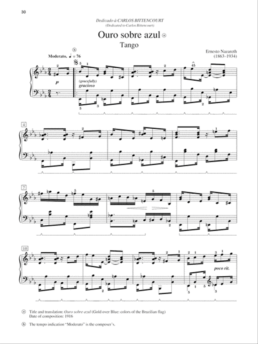 Brazilian Tangos and Dances Piano Solo scores gallery preview page 7