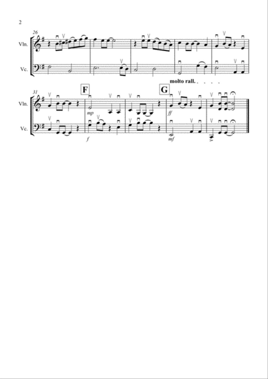 Yesterday String Duet scores gallery preview page 2