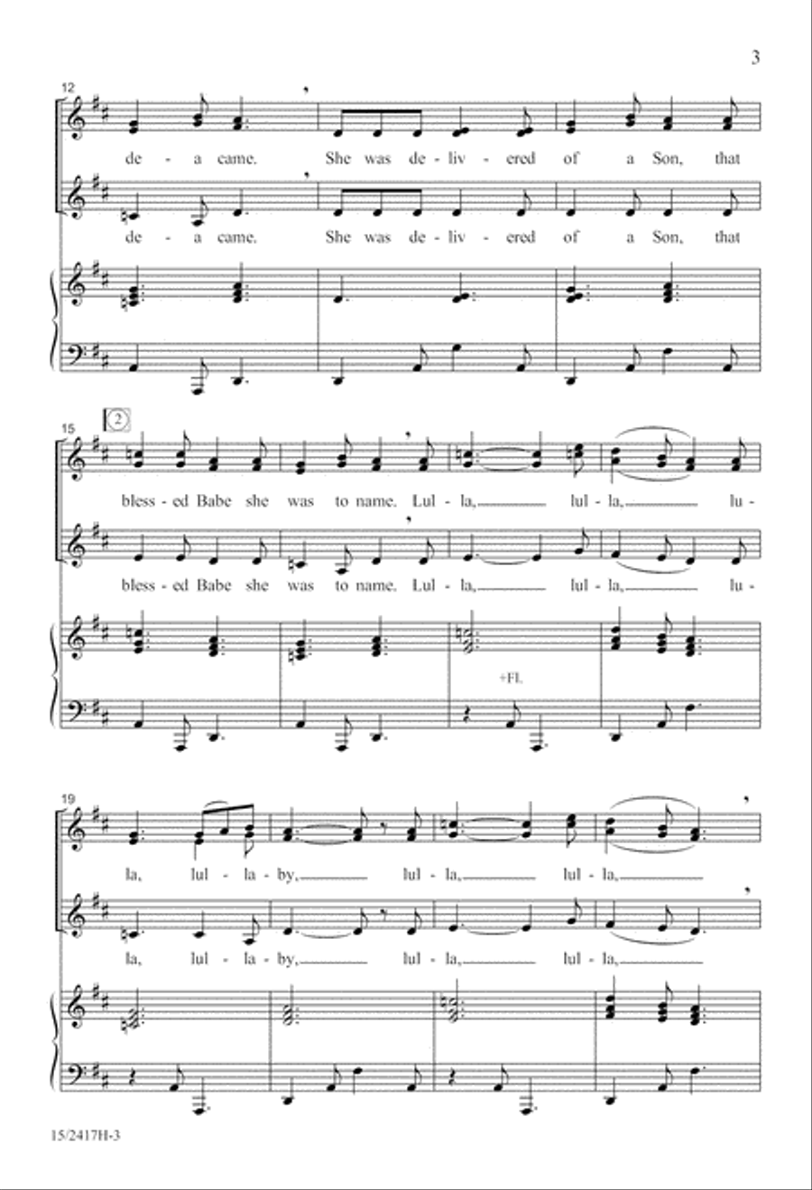 A Nativity Carol SSA scores gallery preview page 4
