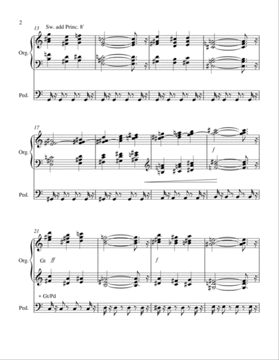 Seven Preludes for Organ, 6. Prayer Organ Solo scores gallery preview page 2