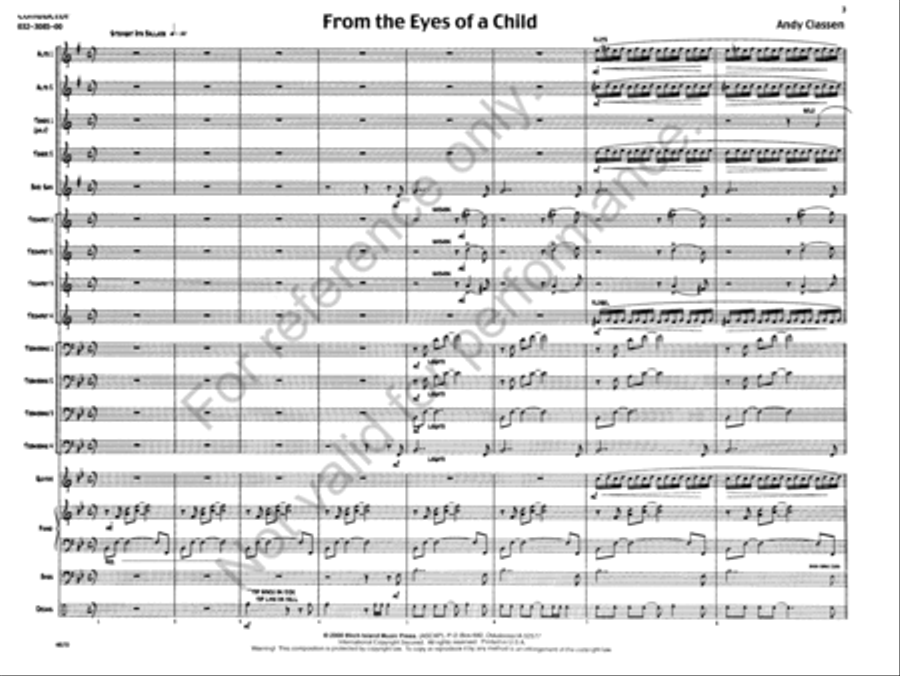 From the Eyes of a Child From the Eyes of a Child Jazz Ensemble scores gallery preview page 2