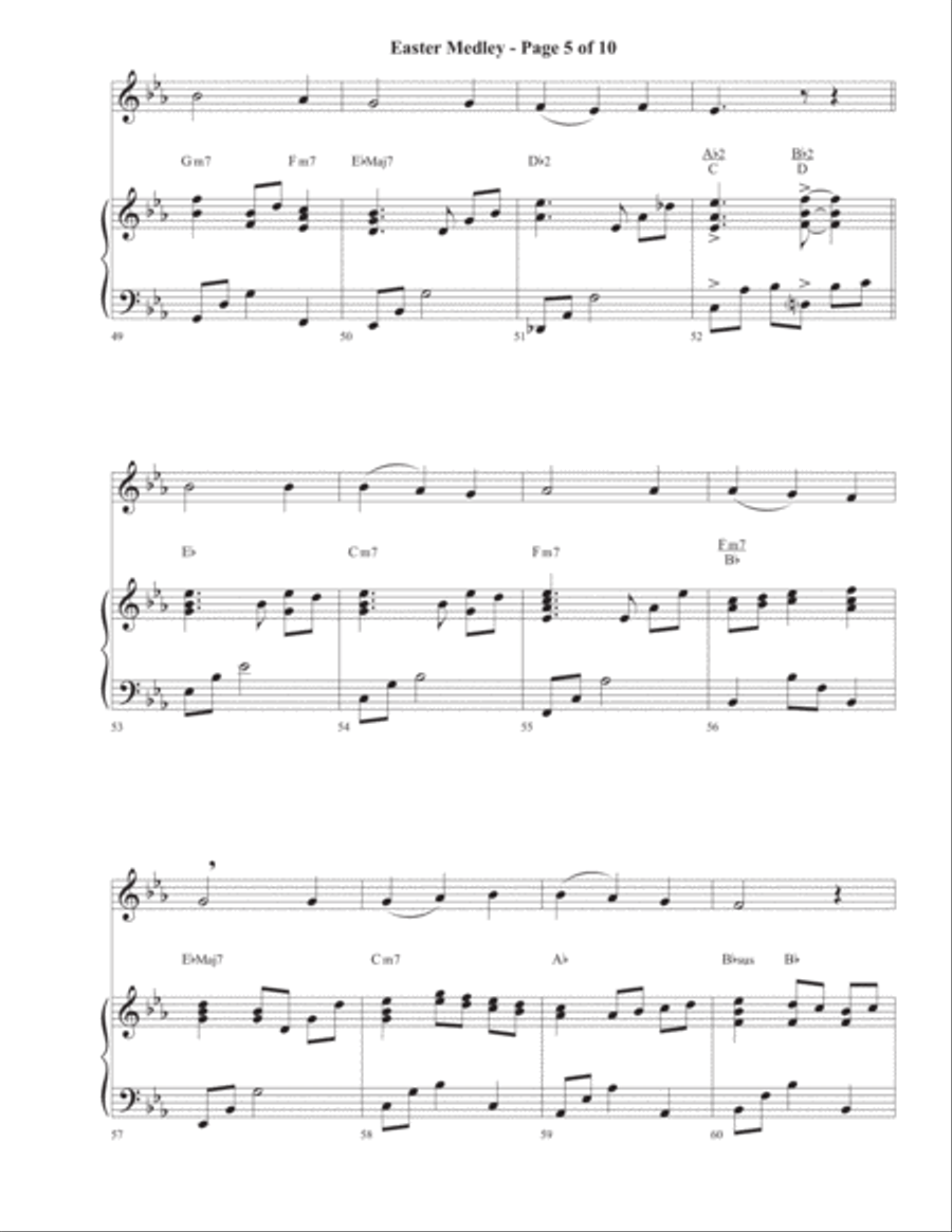 Easter Medley - Trumpet image number null