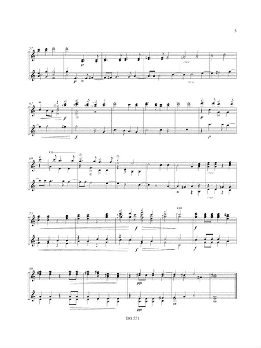 3 Madrigals Classical Guitar scores gallery preview page 5