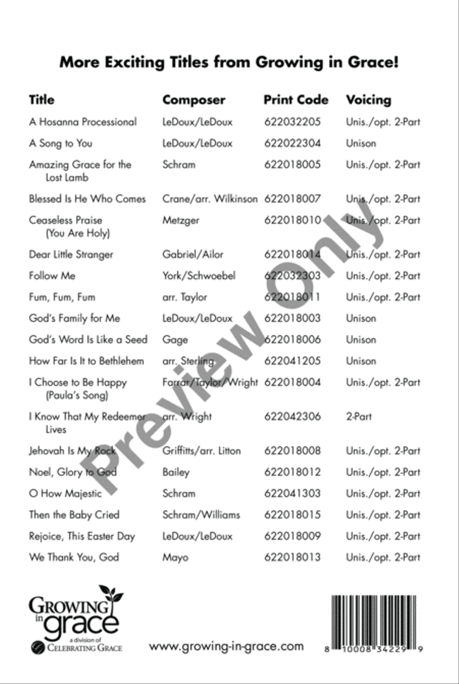 Fum, Fum, Fum Unison/opt. 2-Part Unison Choir scores gallery preview page 16