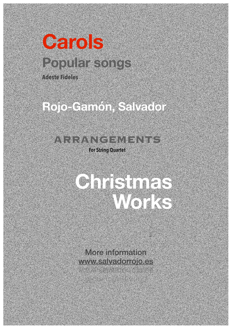 Adeste fideles for String Quartet String Quartet scores gallery preview page 1