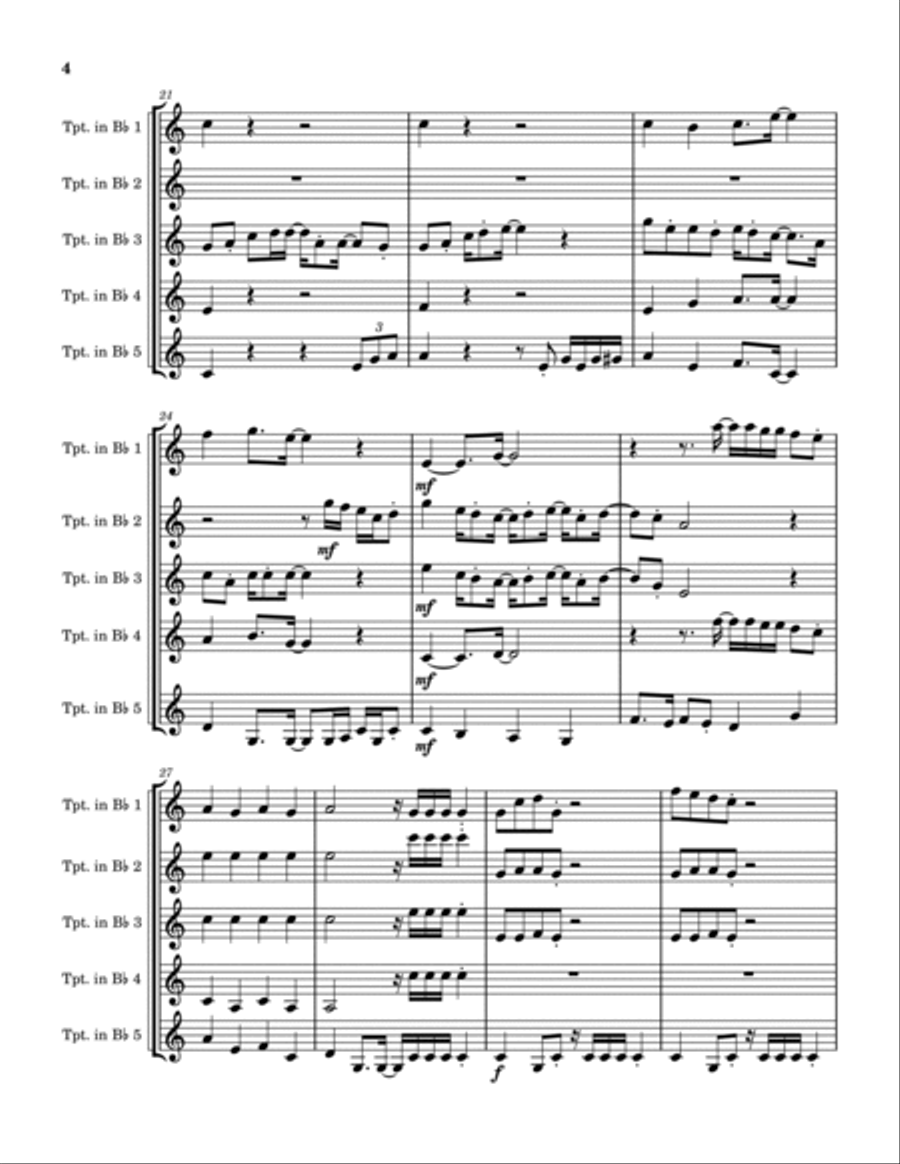 I Want You Back I Want You Back Trumpet scores gallery preview page 4