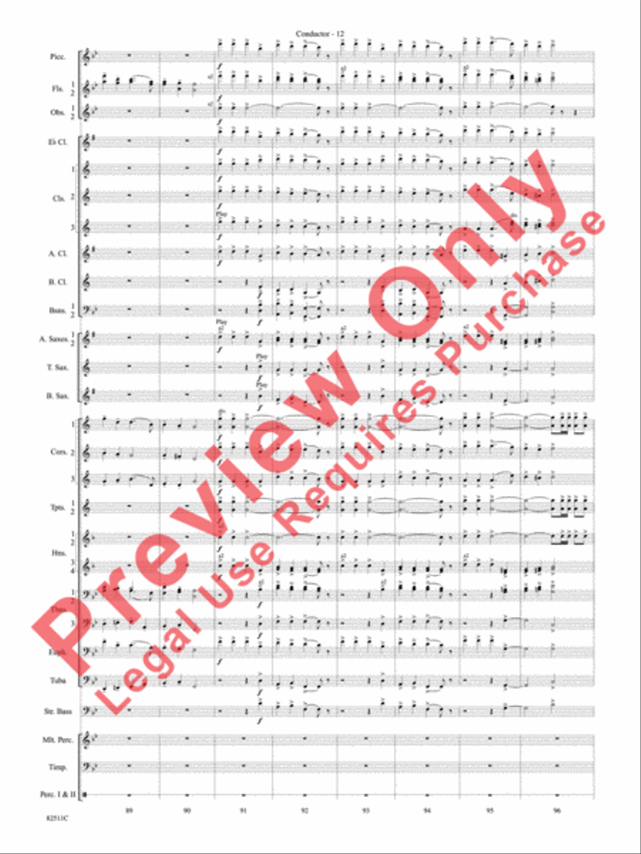 A Christmas Festival Concert Band scores gallery preview page 15