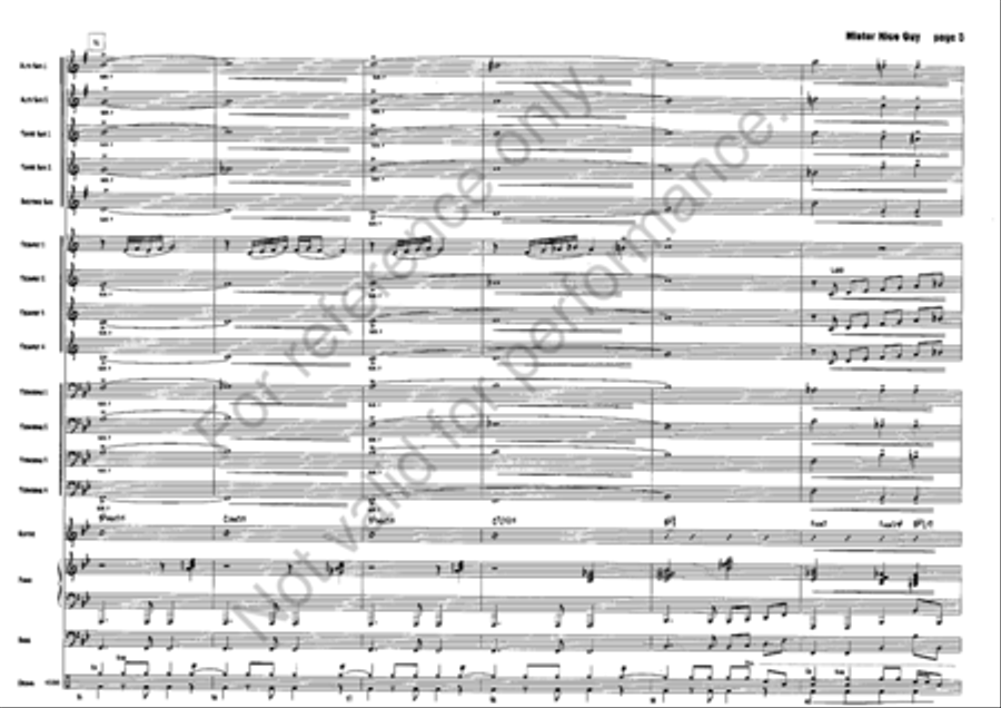 Mister Nice Guy Mister Nice Guy Jazz Ensemble scores gallery preview page 6