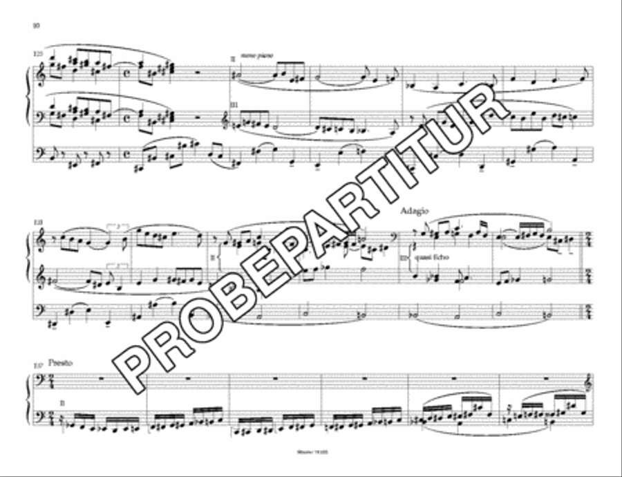 Introduktion, Passacaglia und Fuge uber B-A-C-H op. 150 Organ scores gallery preview page 11