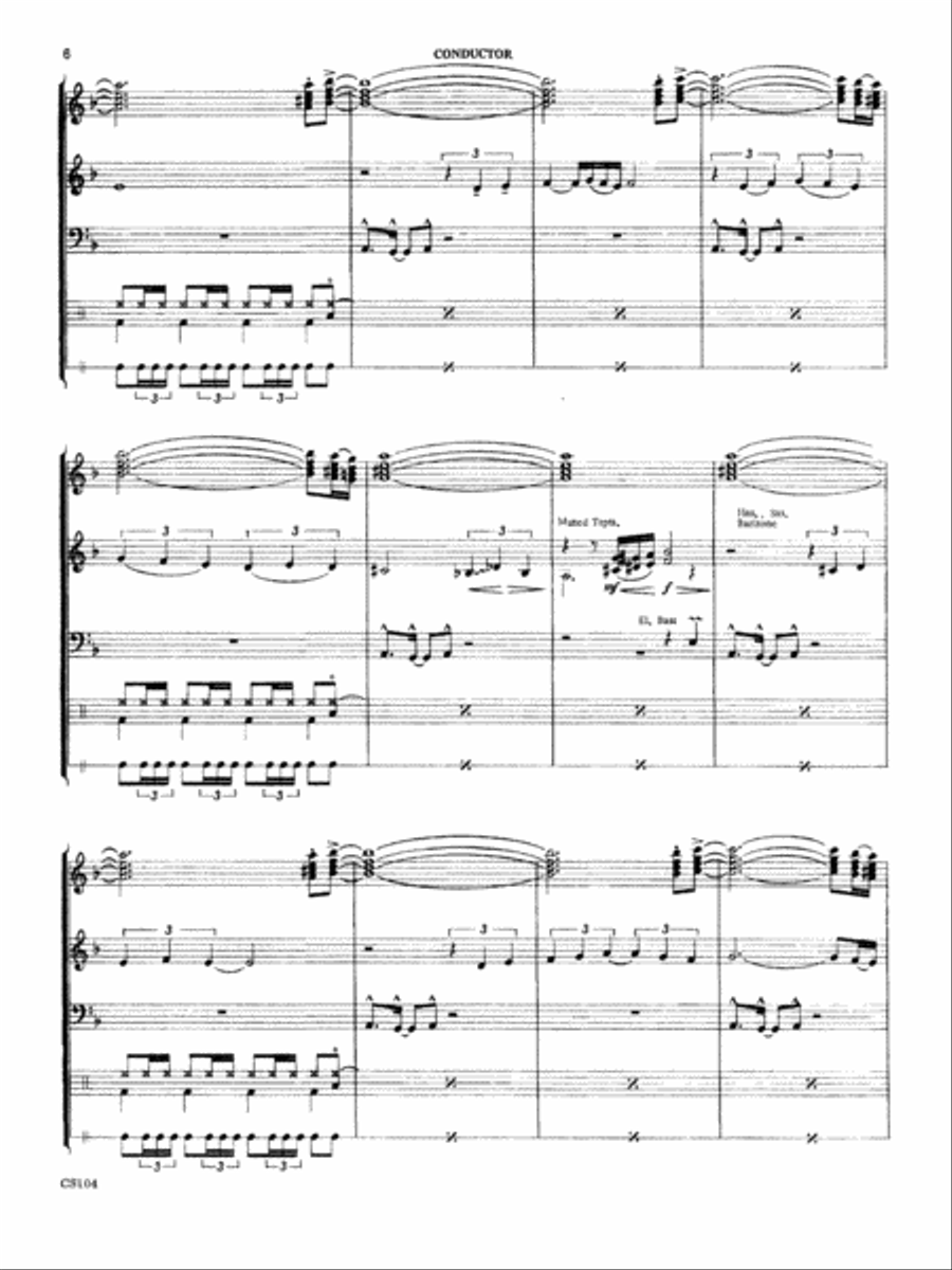 Spanish Fever Concert Band scores gallery preview page 6