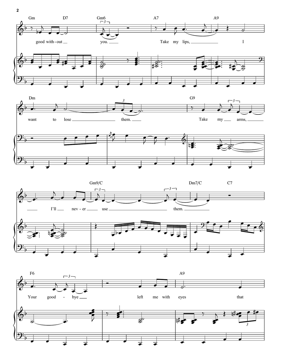 All Of Me All Of Me Piano, Vocal scores gallery preview page 2