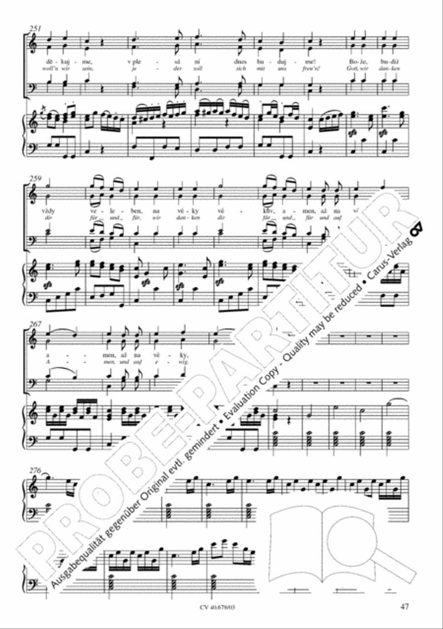 Missa pastoralis bohemica 4-Part scores gallery preview page 48