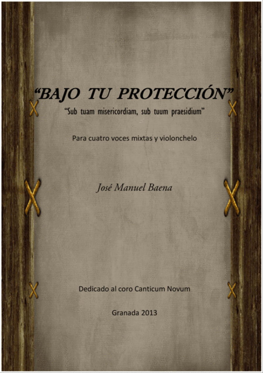 Sub tuam misericordiam (Bajo tu protección) Choir scores gallery preview page 1
