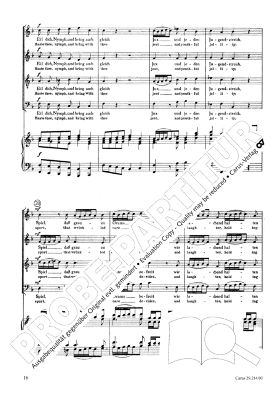 L'Allegro, il Pensieroso ed il Moderato TB scores gallery preview page 17