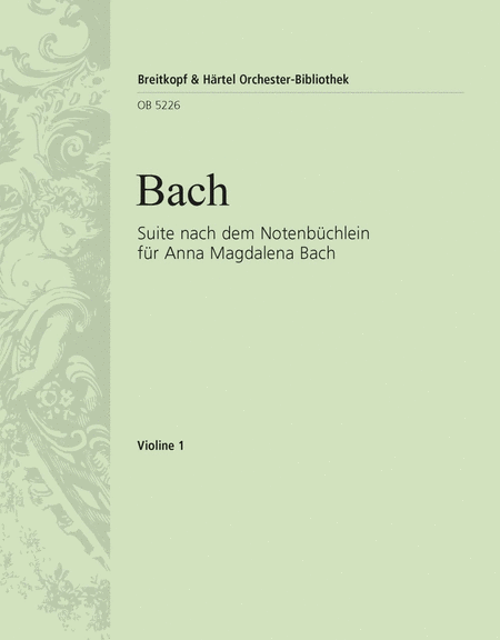 Suite after the Little Music Book for Anna Magdalena Bach