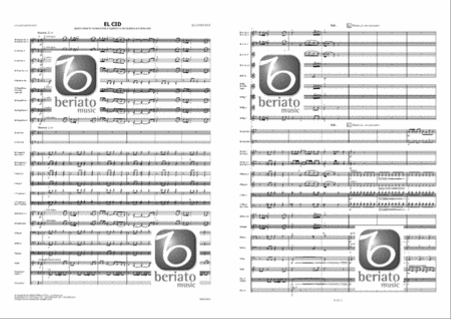 El Cid Fanfare Band scores gallery preview page 2