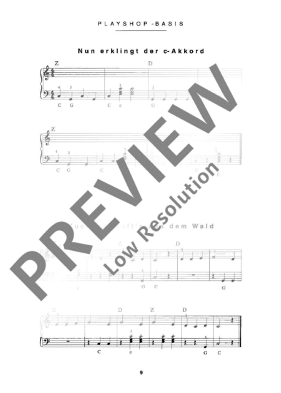 Akkordeon spielen Accordion scores gallery preview page 10