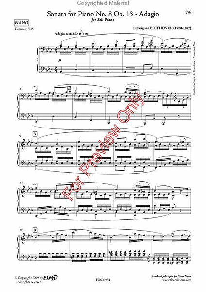 Sonata Opus 13 No. 8, "Pathetique" image number null