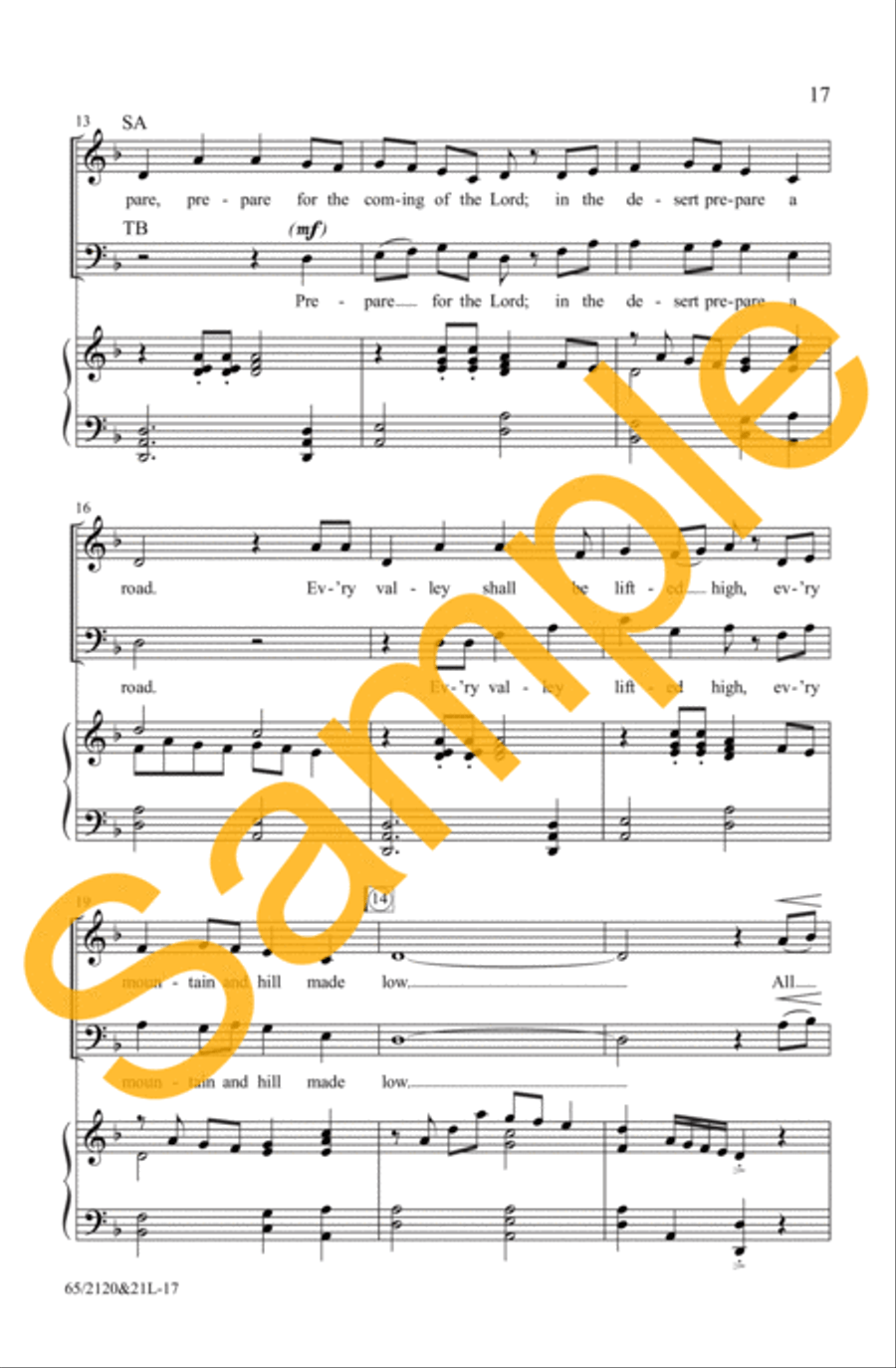 A New and Glorious Morn! - SATB with Performance CD 4-Part scores gallery preview page 15