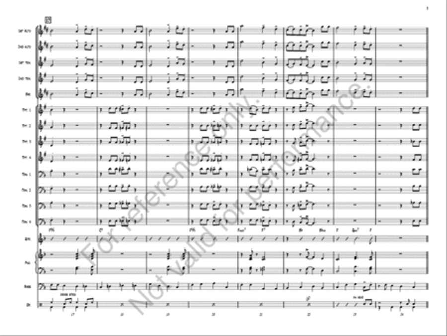 Happy Birthday Happy Birthday Jazz Ensemble scores gallery preview page 5