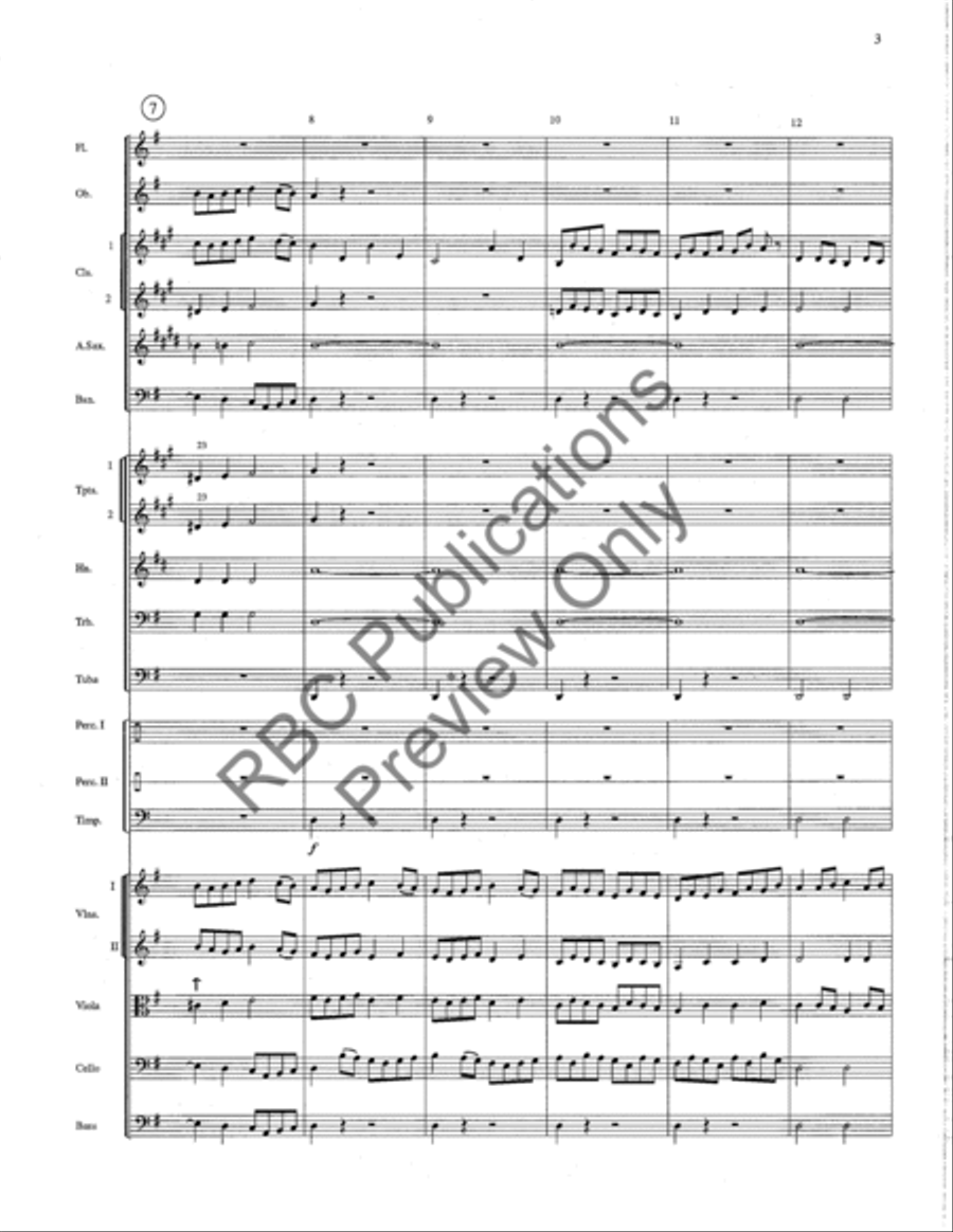 March Of The Meistersingers (Score) by Richard Wagner Full Orchestra - Sheet Music page 4
