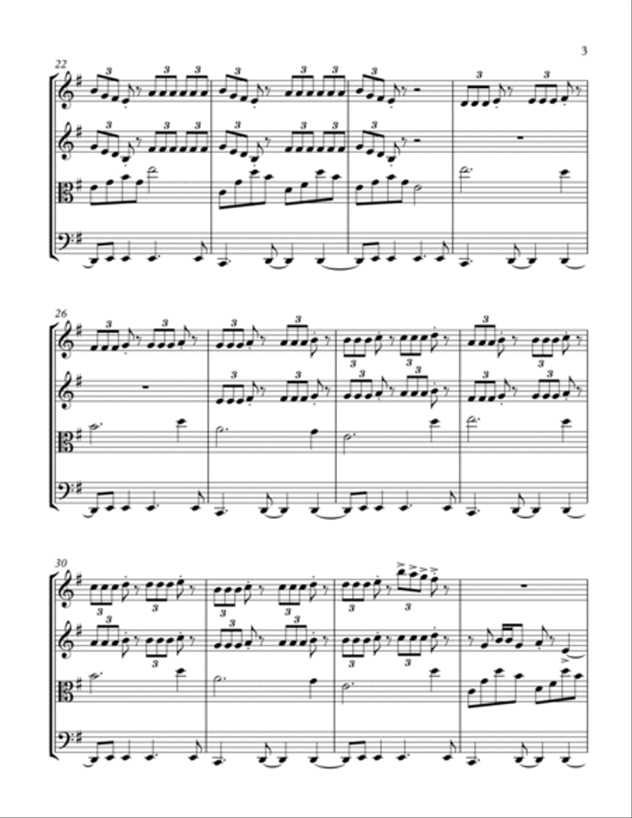 Yosemite Yosemite String Quartet scores gallery preview page 3