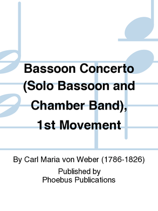 Book cover for Bassoon Concerto (Solo Bassoon and Chamber Band), 1st Movement