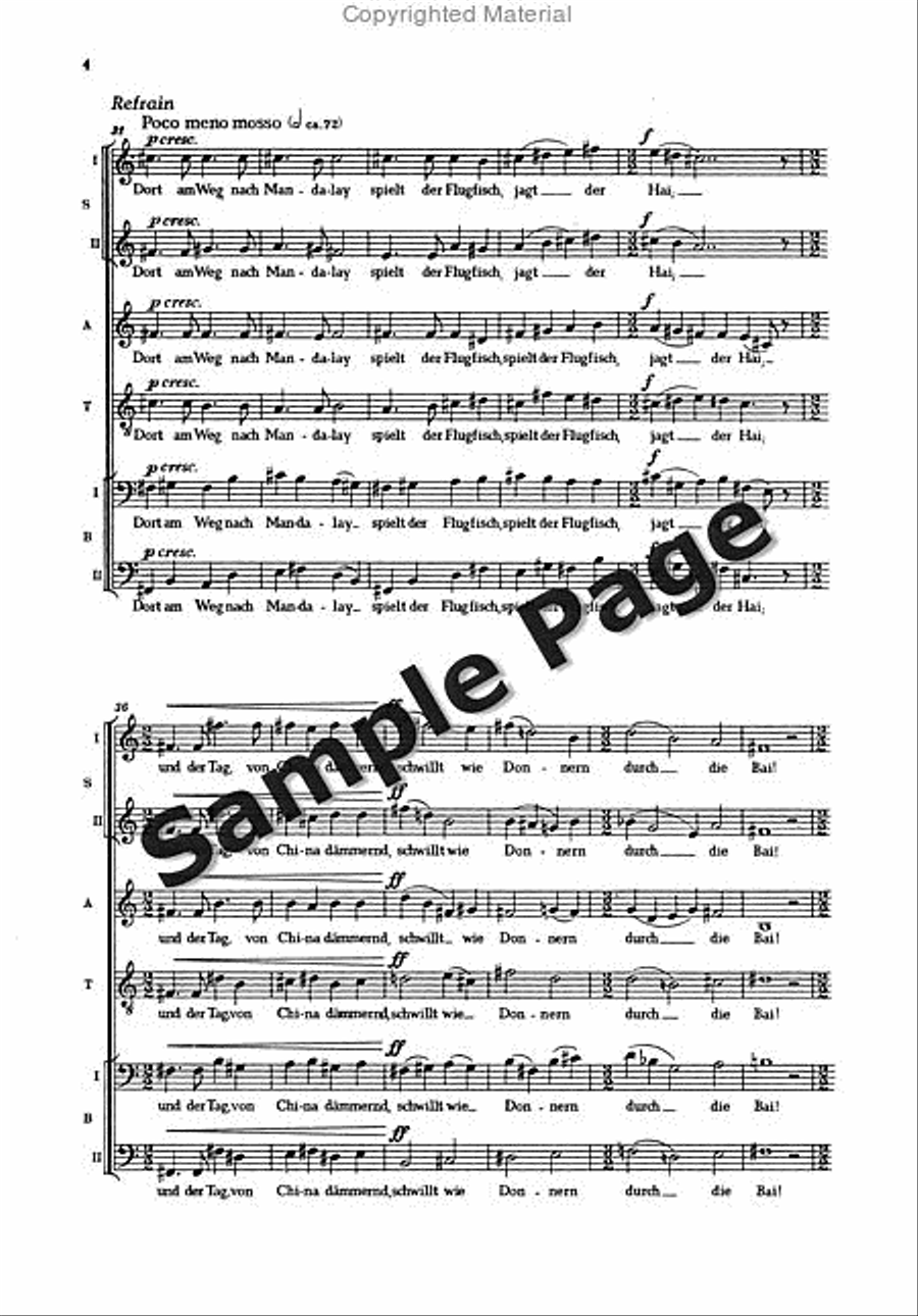 Mandalay Mandalay SSATBB scores gallery preview page 5