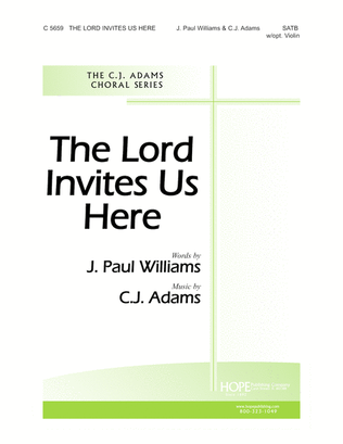 Book cover for The Lord Invites Us Here