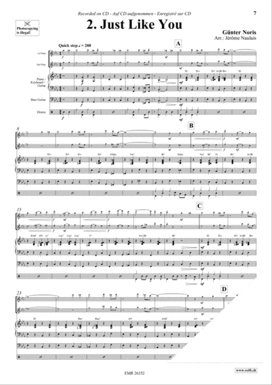 Let's Dance Volume 3 Flute Duet scores gallery preview page 4