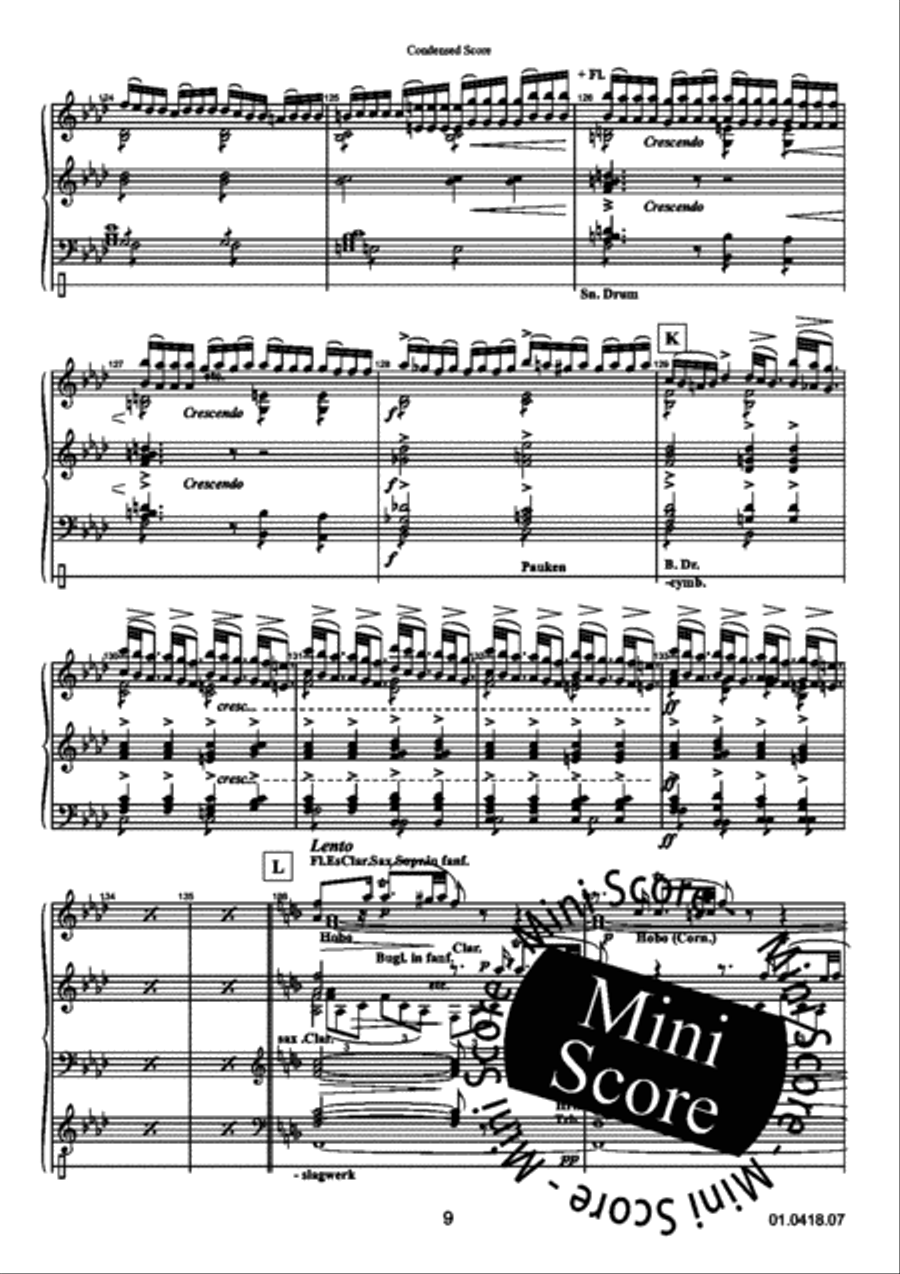 Norma Ouverture Concert Band scores gallery preview page 37
