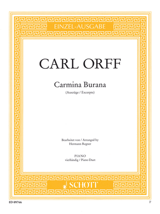 Book cover for Carmina Burana