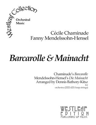 Book cover for Barcarolle & Mainacht