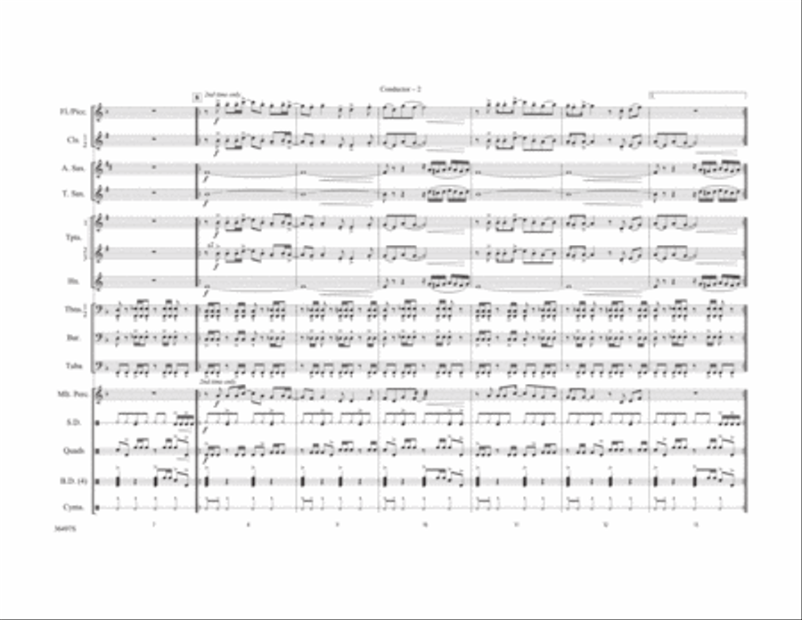 Kashmir Marching Band scores gallery preview page 10