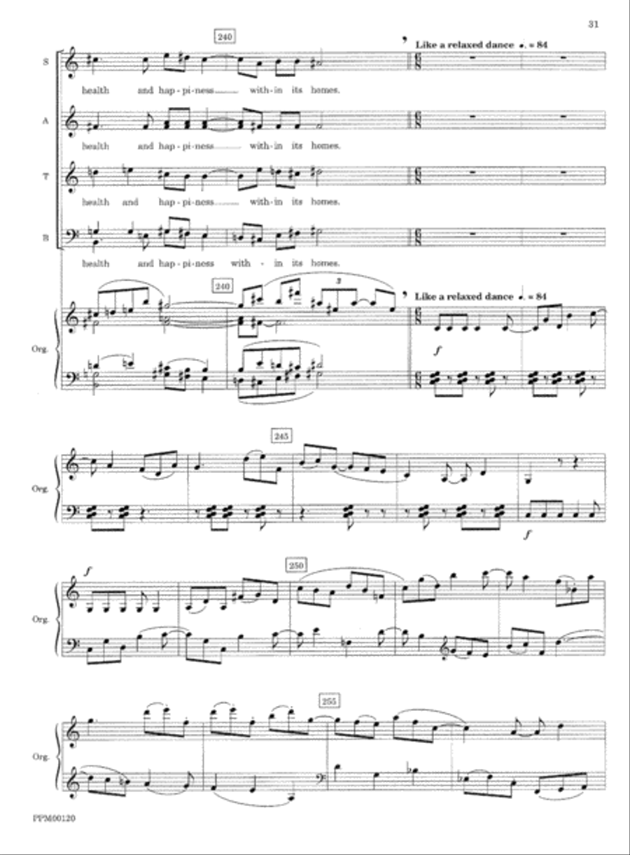 Transfiguration: An Ecumenical Mass Divisi scores gallery preview page 34