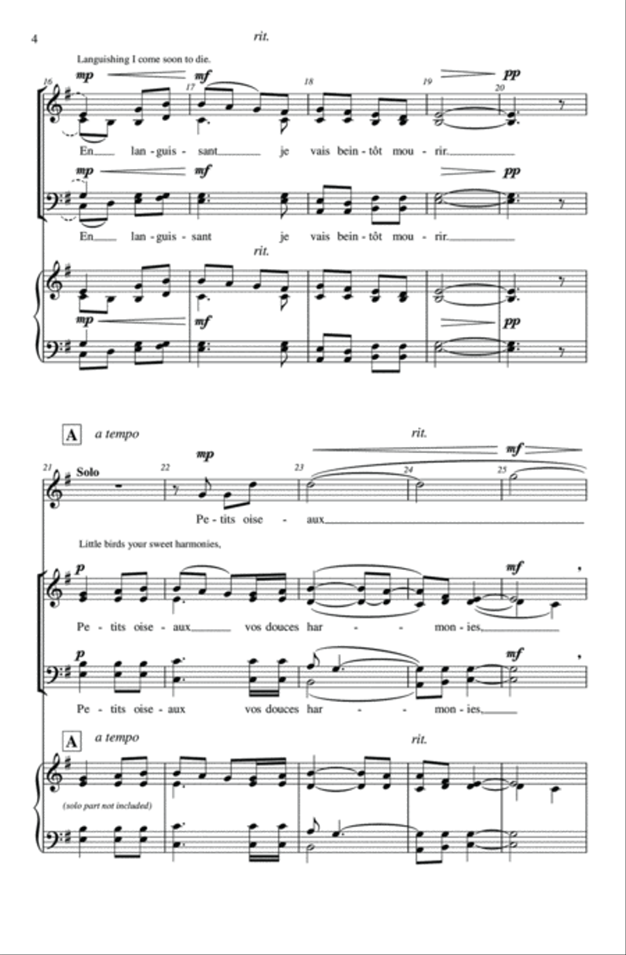 Petit Rocher 4-Part scores gallery preview page 3