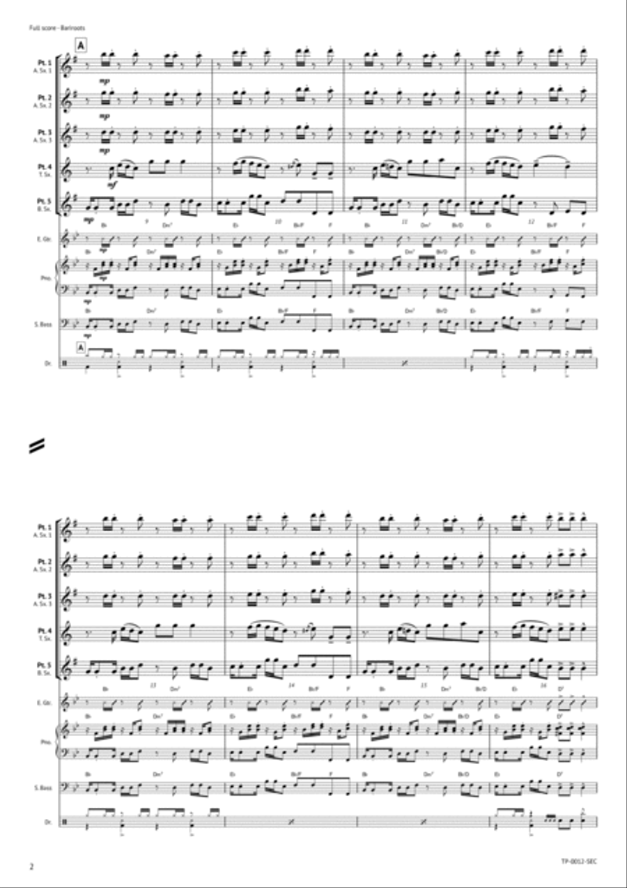 Bariroots Bariroots Woodwind Ensemble scores gallery preview page 3