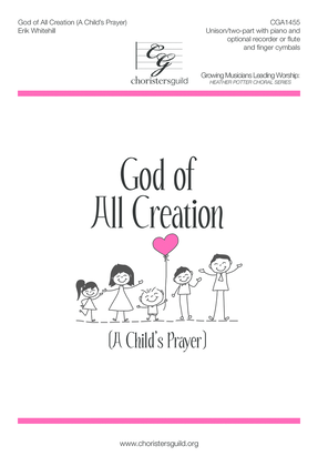Book cover for God of All Creation (A Child's Prayer)