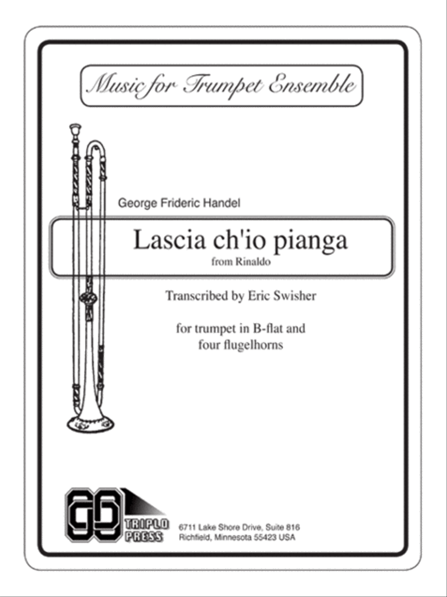 Lascia Ch'io Pianga Small Ensemble scores gallery preview page 1