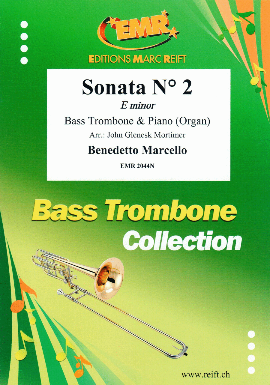 Sonata No. 2 in E minor Trombone scores gallery preview page 1