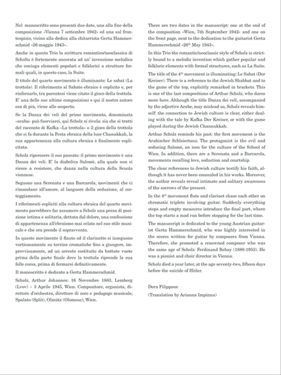 Suite, opus 250 Clarinet scores gallery preview page 2